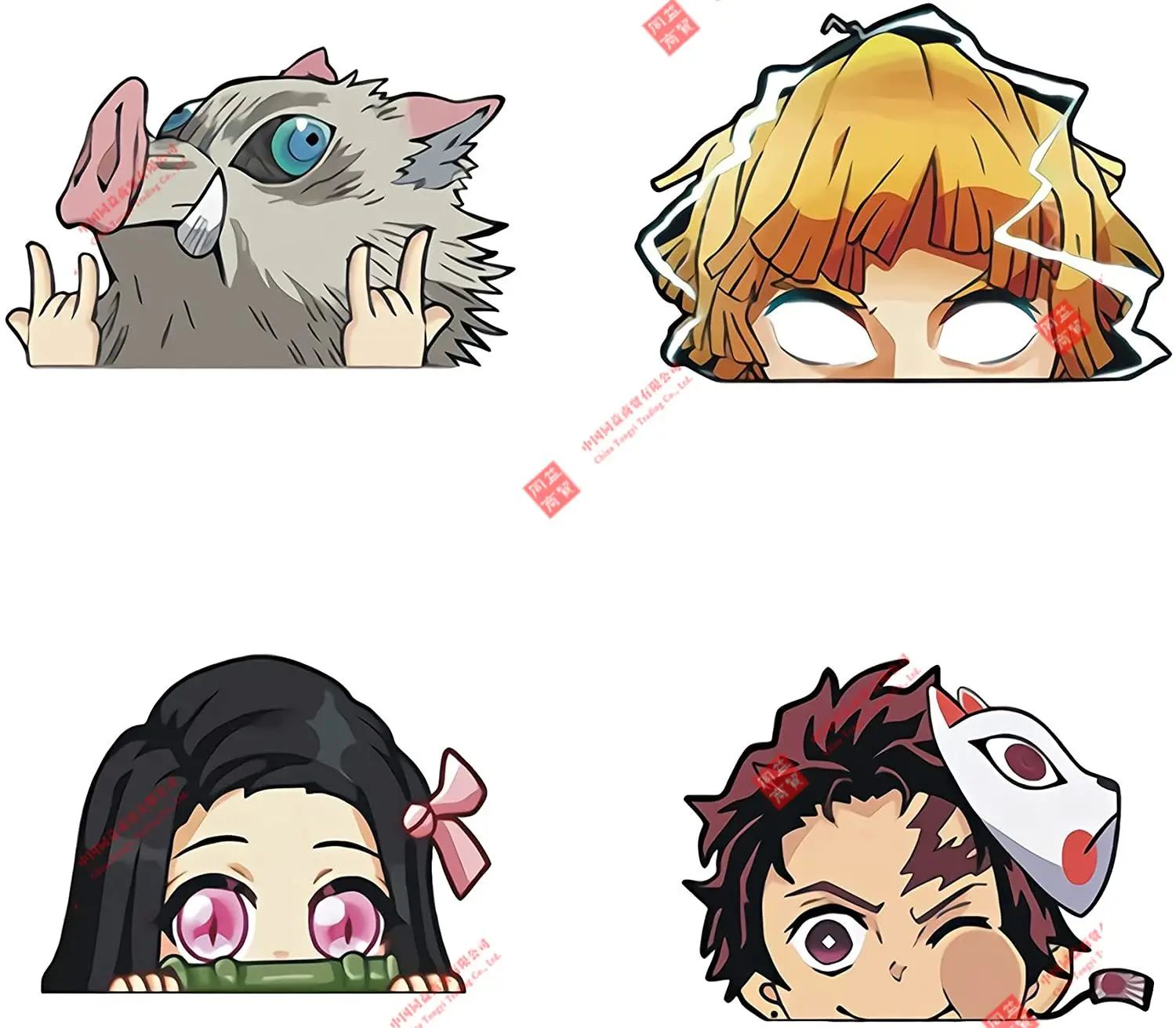 الإبداعية شيطان القاتل كيميتسو نو يابا أنيمي والشارات كامادو Nezuko سكيت الفينيل سيارة متعة شخصية الوفير ملصقات