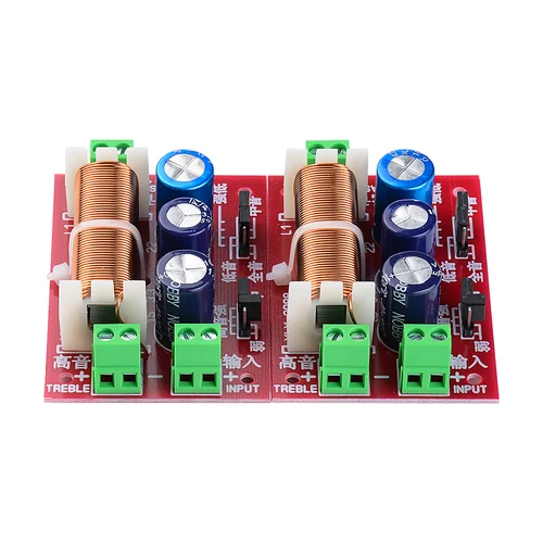 Imagen 2 del producto AIYIMA, 2 uds., 400W, ajuste cruzado de altavoz, Tweeter de Audio bidireccional, filtro de graves, divisor de frecuencia para altavoz de 2-16 Ohm DIY