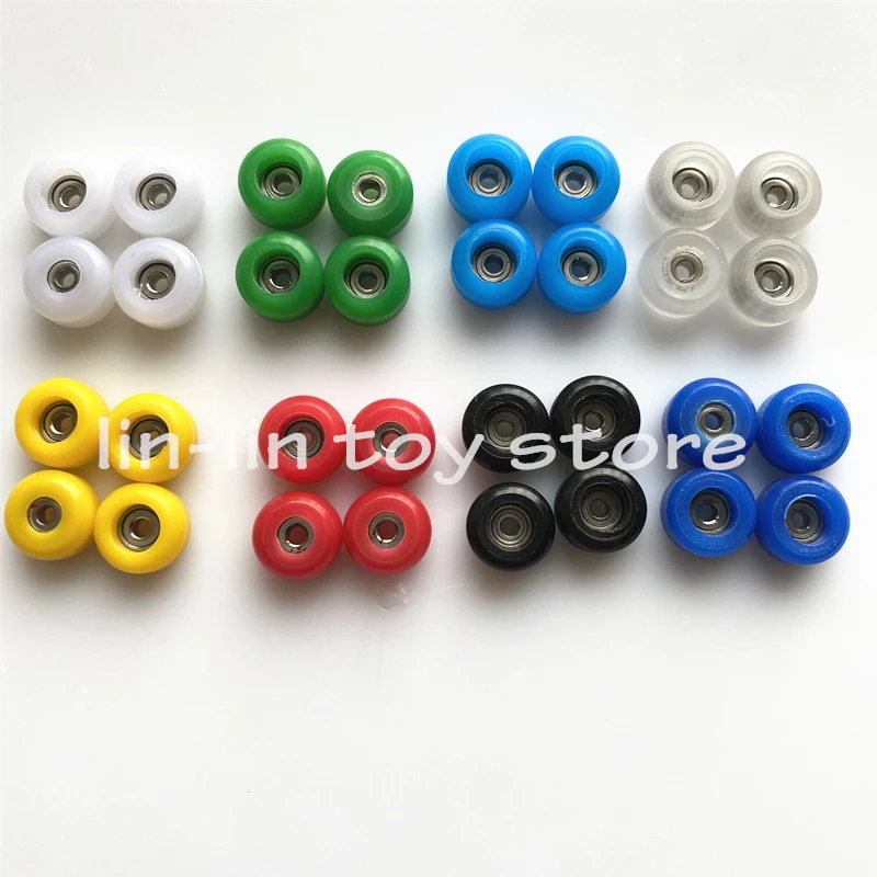 New Arrivals  4Pcs/Set Professional PU+Metal Urethane CNC Bearing Wheel For Wooden Fingerboard High Quality Wheels