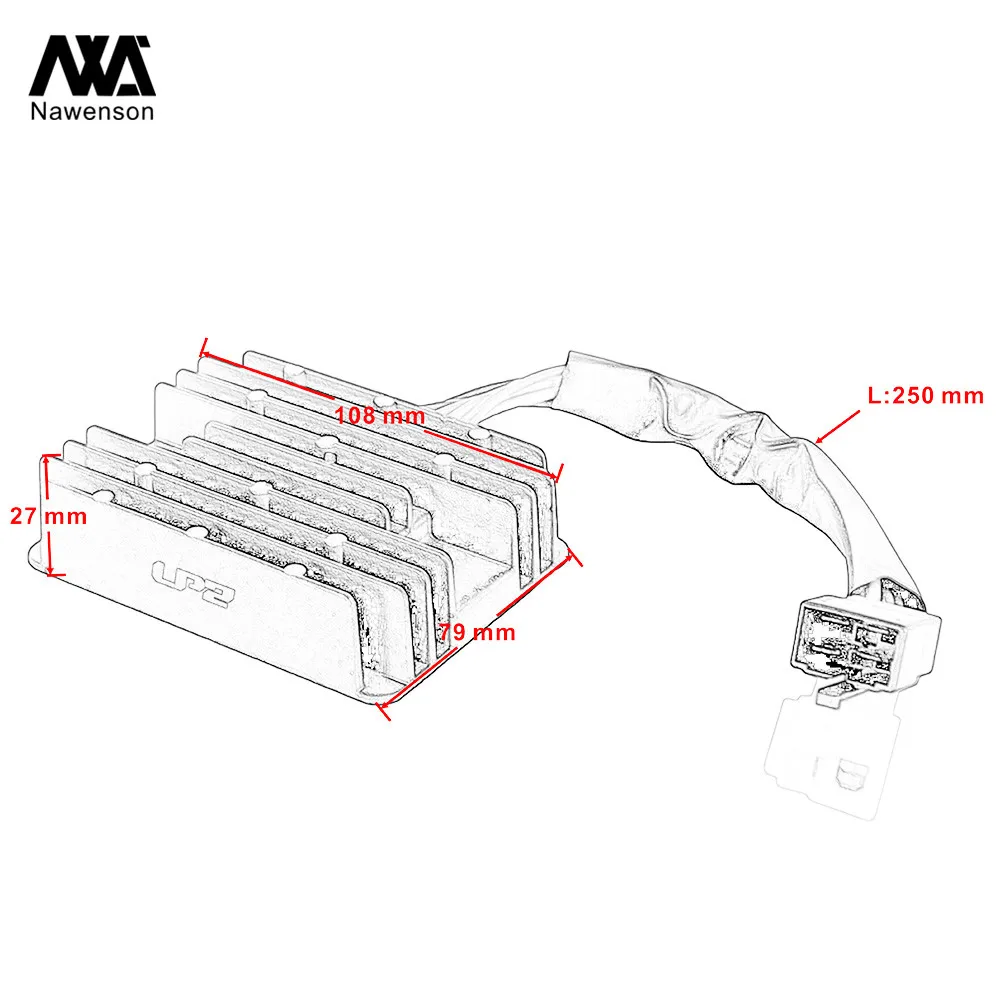 For Ducati Sport 1000 Monster 1100 Monster 900 600 620 696 695 750 Motorcycle Metal Voltage Regulator Rectifier