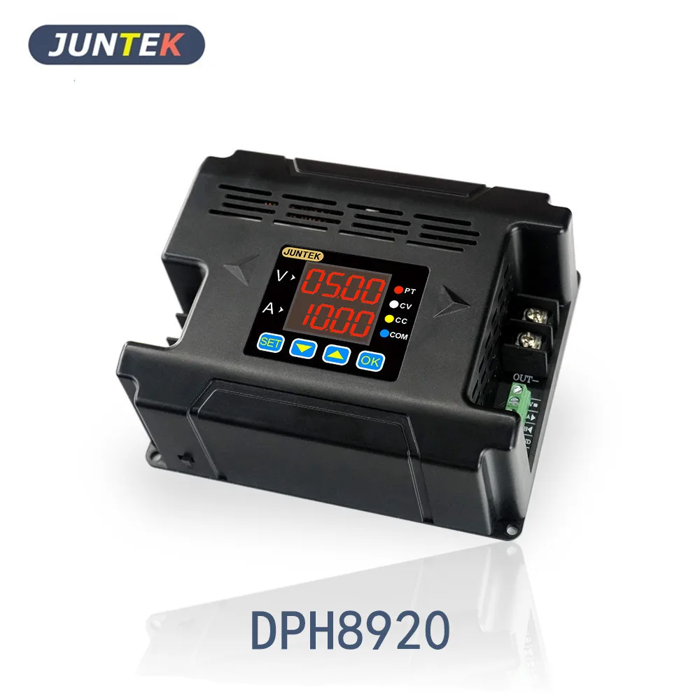 Juntek-プログラム可能なDCアダプターdph8920 96v20a,デジタル調整可能なステップ,ダウン電圧,電力変換器485通信