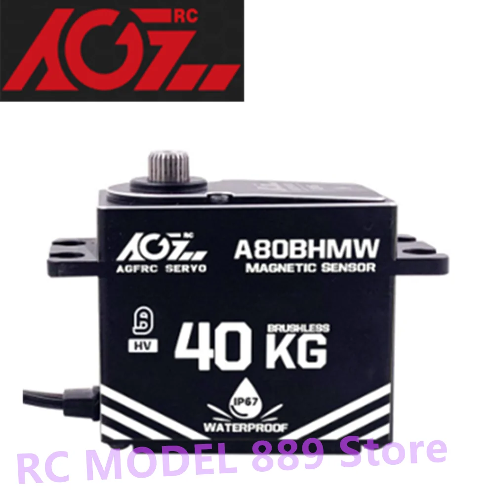 RC MODEL AGF A80BHMW 40kg Waterproof High Torque Brushless Servo Digital Servo for Remote Car and Boat