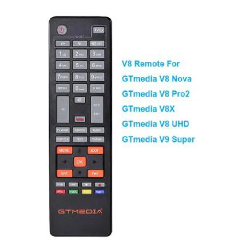 1PCS GTmedia Remote Control v7s V7 Plus S2X Freesat GTCOMBO V8 Golden V8 NOVA V8X UHD V9 Super Prime Turbo GT COMBO HD TV Box