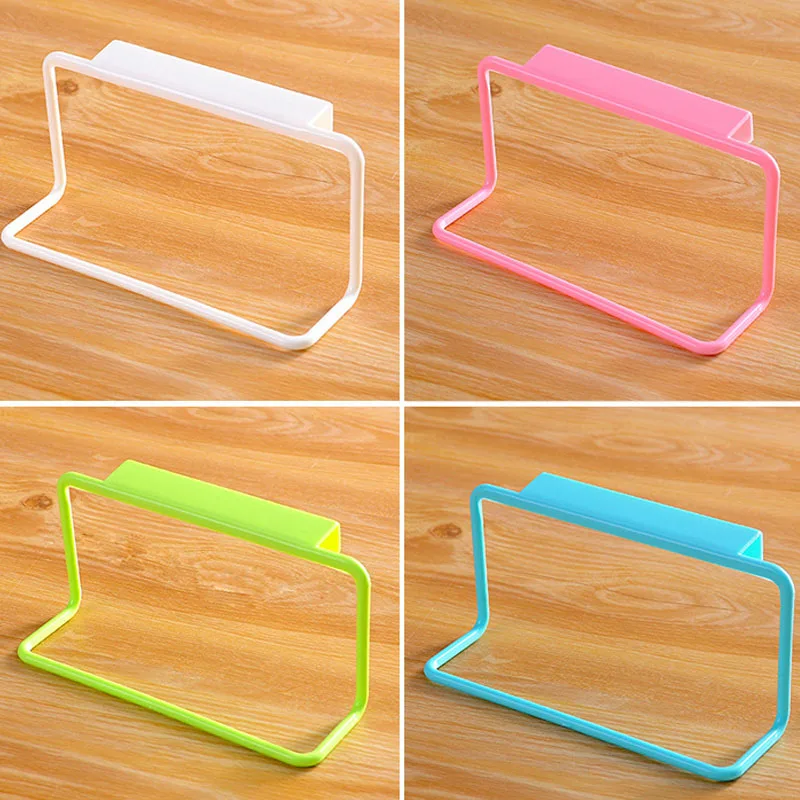 Kitchen Organizer Towel Rack Hanging Holder Bathroom Cabinet Cupboard Door Back Hanger Kitchen Supplies Accessories Cocina