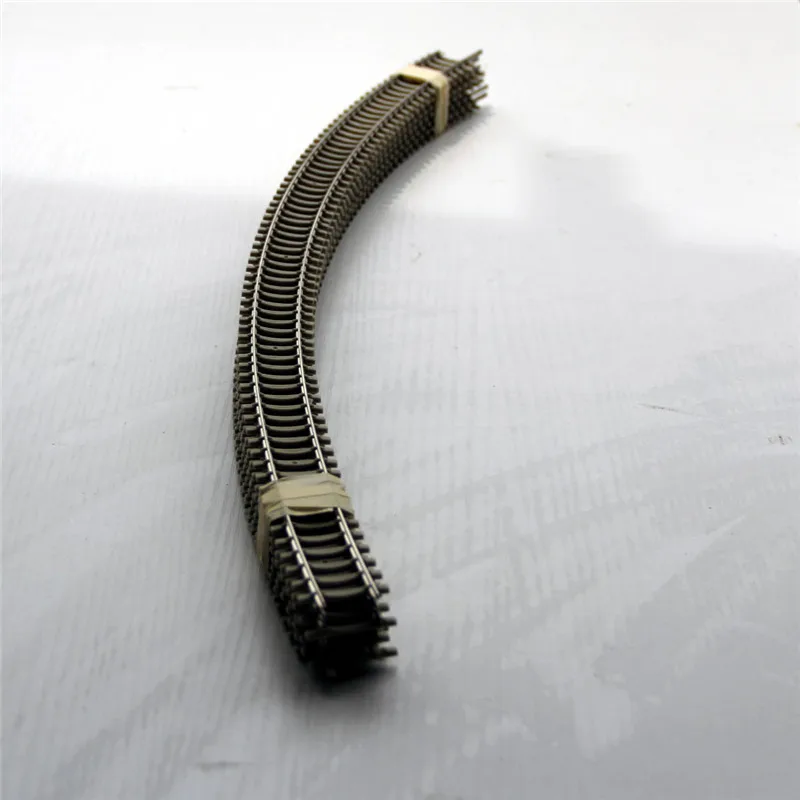 7pcs/lot 1:87 HO Scale Rail Railroad Layout Tracks In 50cm Model Essential Accessories Children Toy