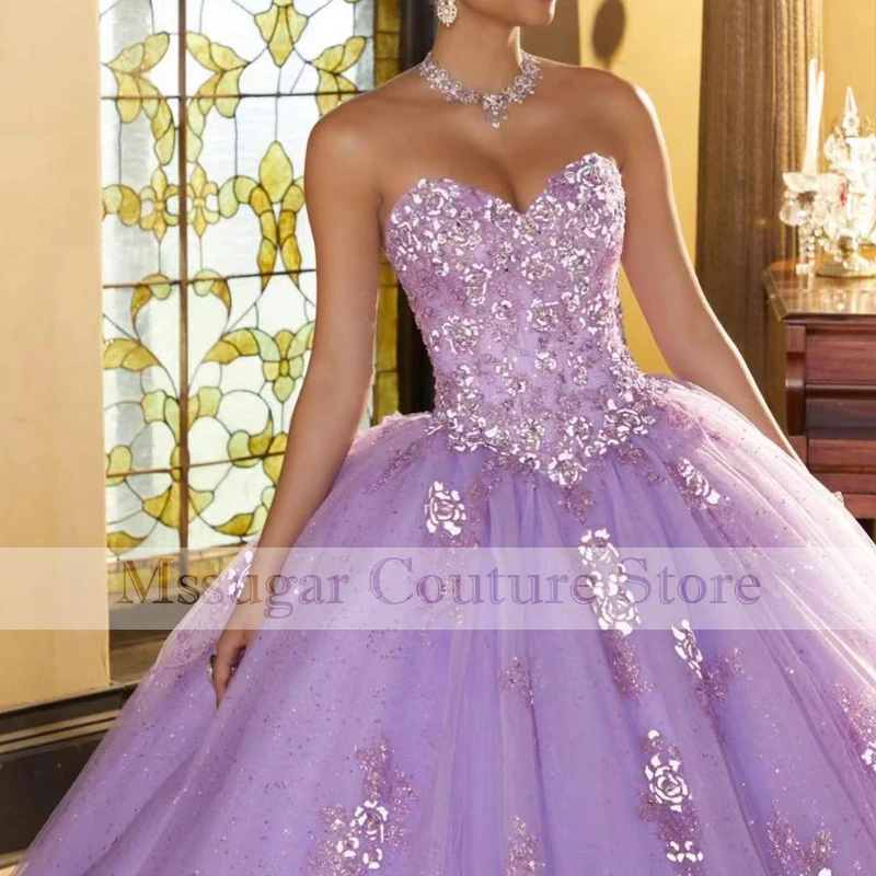 Incrível princesa quinceanera vestidos sem alças apliques vestido celebridade doce 16 vestidos de 15 anos 2021