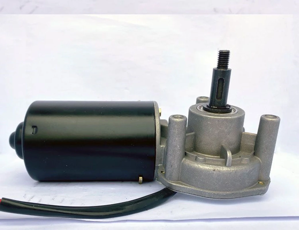 Imagem -06 - Worm Gear Motor Controle de Velocidade Motor Alto Torque Baixa Velocidade Alta Potência Motor Dianteiro e Reverso 12v 24v 150w dc