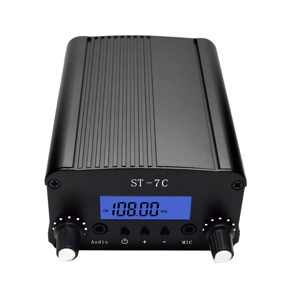 ●ラジオ局ST-7C用fm放送送信機セット ラジオ局ST-7C用fm放送送信機セット,小型アンテナキット付き電源付き