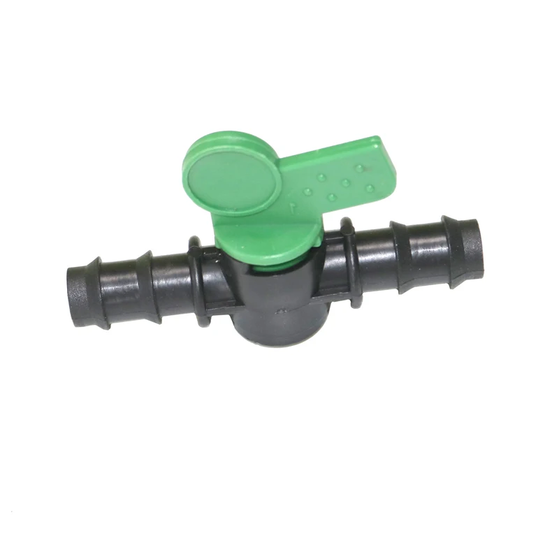 

5 Pcs New Valve With Double Barb Irrigation Water Flow Control Hose Connection Size 13mm Used To Homebrew Drip Irrigation System