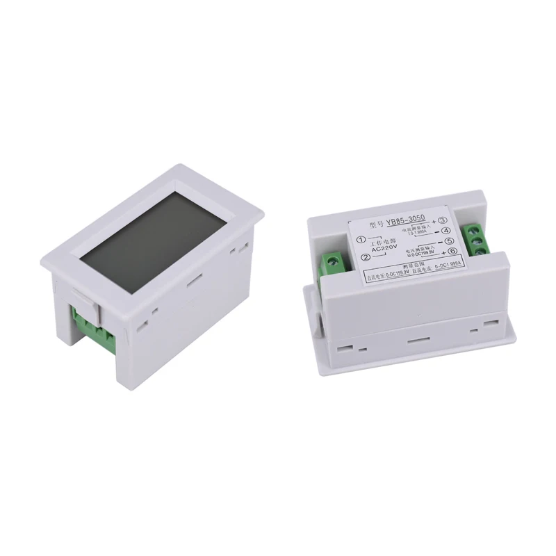 Positive and negative Voltage ammeter LCD digital display Charge and discharge Two-way measurement multimeter AC220V Supply