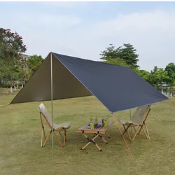 Camping Tourist Tarp Waterproof Ultralight Sun Shelter Outdoor Awning Tent Sail Canopy Sunshade Garden Beach Fishing Shade Cover