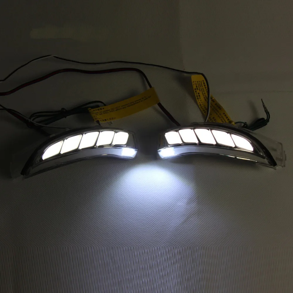 Car LED Rear-view Mirror Lights for Toyota Camry Allion Aurion Auris Corolla Prius etc, DRL +Streamer Turn Signals + Ground Lamp view 4