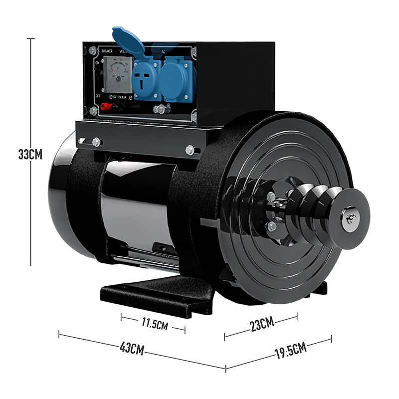 Small generator 10KW single-phase motor Diesel/gasoline generator set All copper inner core Portable generator