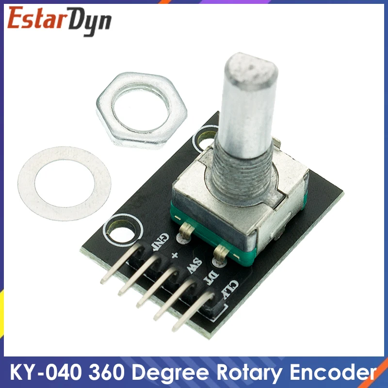 KY-040 360 Degree Rotary Encoder Module FOR Module Potentiometer Digital Pulse Output MCU