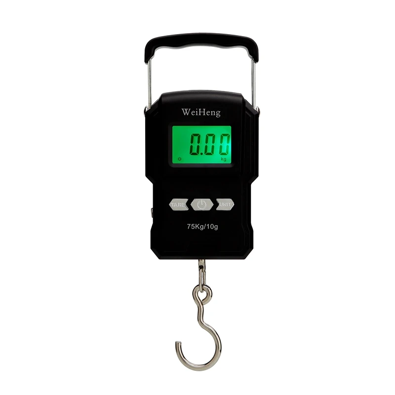 75kg/10g Digital Scale for Fishing Luggage Travel Weighting Steelyard Hanging Electronic Hook Scales Kitchen Weight Tape Tools