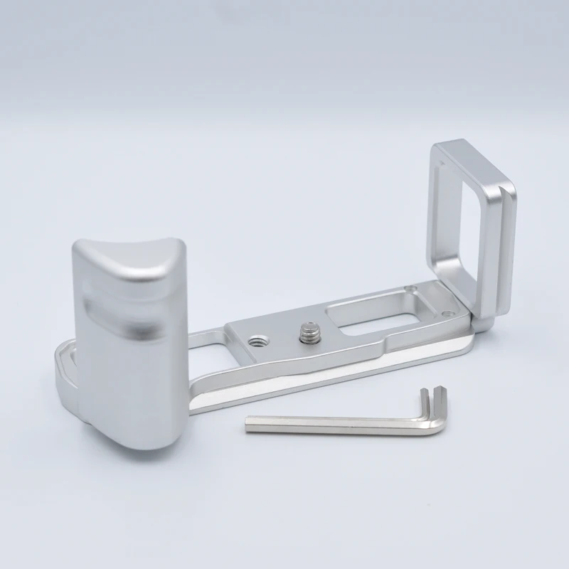 Acessórios cnc placa de aperto para câmera, suporte de metal de montagem de parafuso 1/4 placa de liberação rápida para olympus em10iv