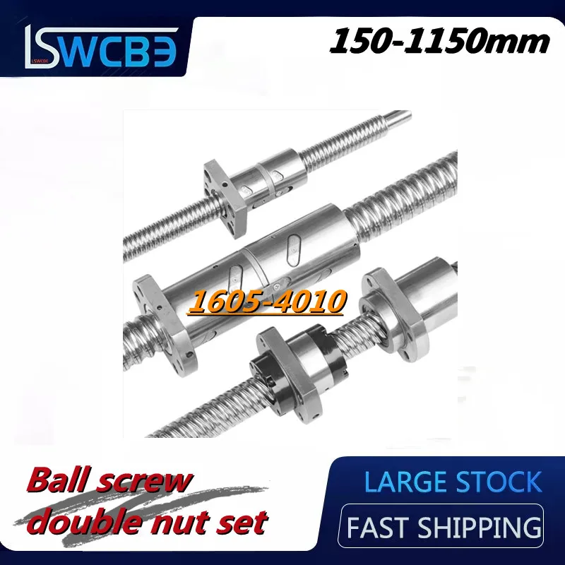 

High-precision ball screw double nut set DFU1605 2005 2505 3205 3210 4005 4010 unprocessed high-speed silent transmission module