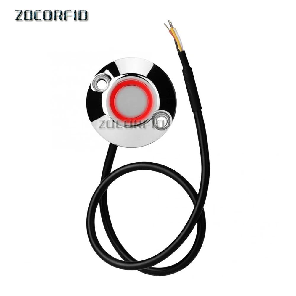 4 Wires Card iButton Probe Dallas Reader With LED Indicator Light Chrome-plated Contacts High conductivity