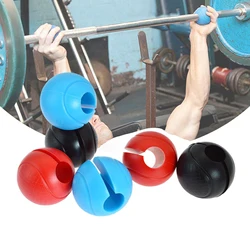 2x Barbell Grips - Thick Bar Fat Ball Grips for Weightlifting - Dumbbell Handles Stress Relieve Grip Hand Protector Adapter