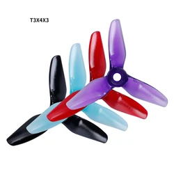 HQ Durable Prop T3X3X3 T3x4x3 3-Blade 3 / 4 Inch Propeller FPV High Efficiency for RC Helicopter  Drone