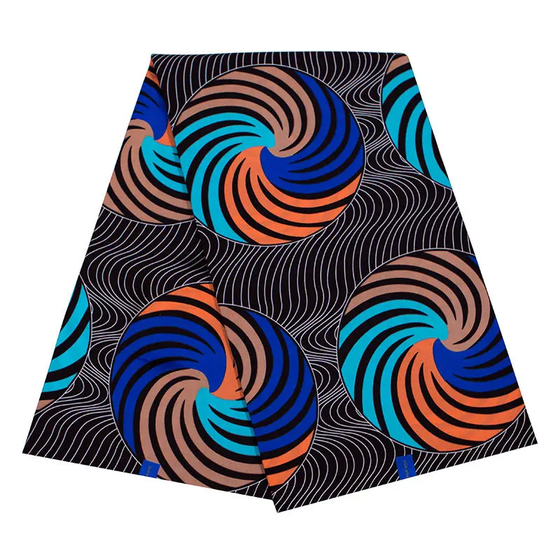 

2019 New Arrivals Fashion African Fabric 100% Cotton Colourful Print Pagnes Africain Wax