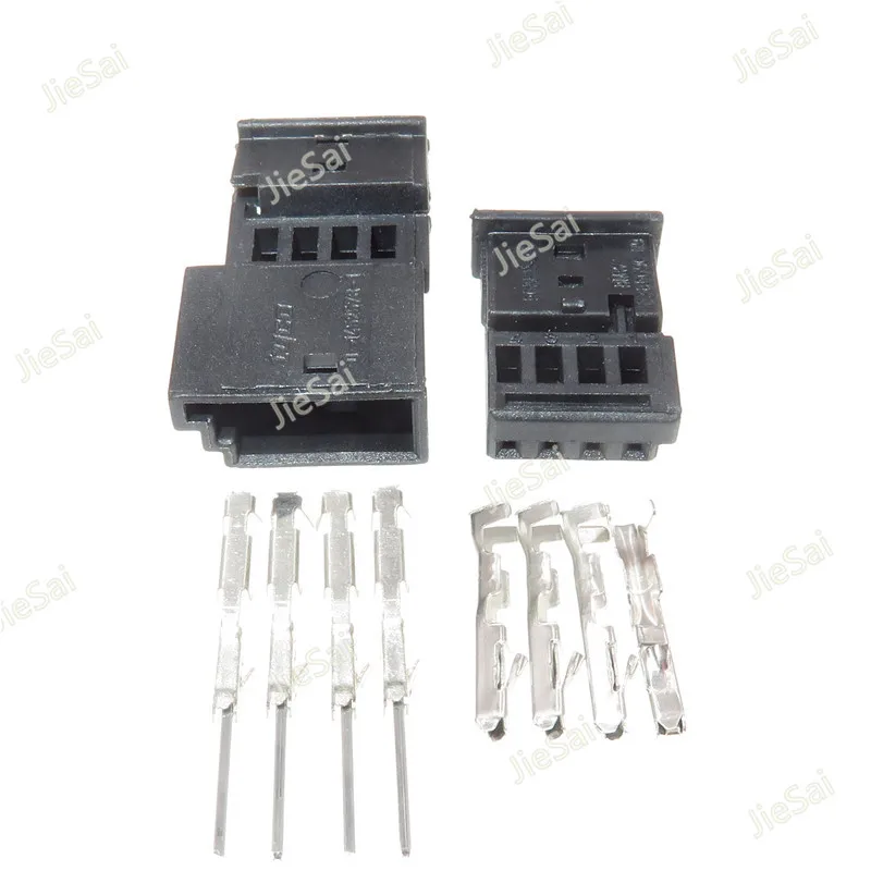 4 Pin 0-1452576-1 968813-1 Central Locking Plug Atmosphere Light Connector Female Male For BMW MG7