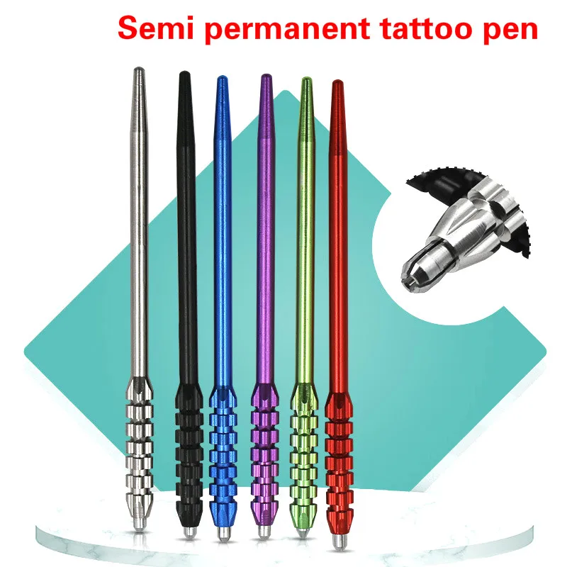 DIY Microblading Tattoo เครื่อง Self ถาวร Tattoo Eyebrow แต่งหน้าคู่มือปากกาจับขนตามินิคู่มือเครื่องมือความงามอุปกรณ์