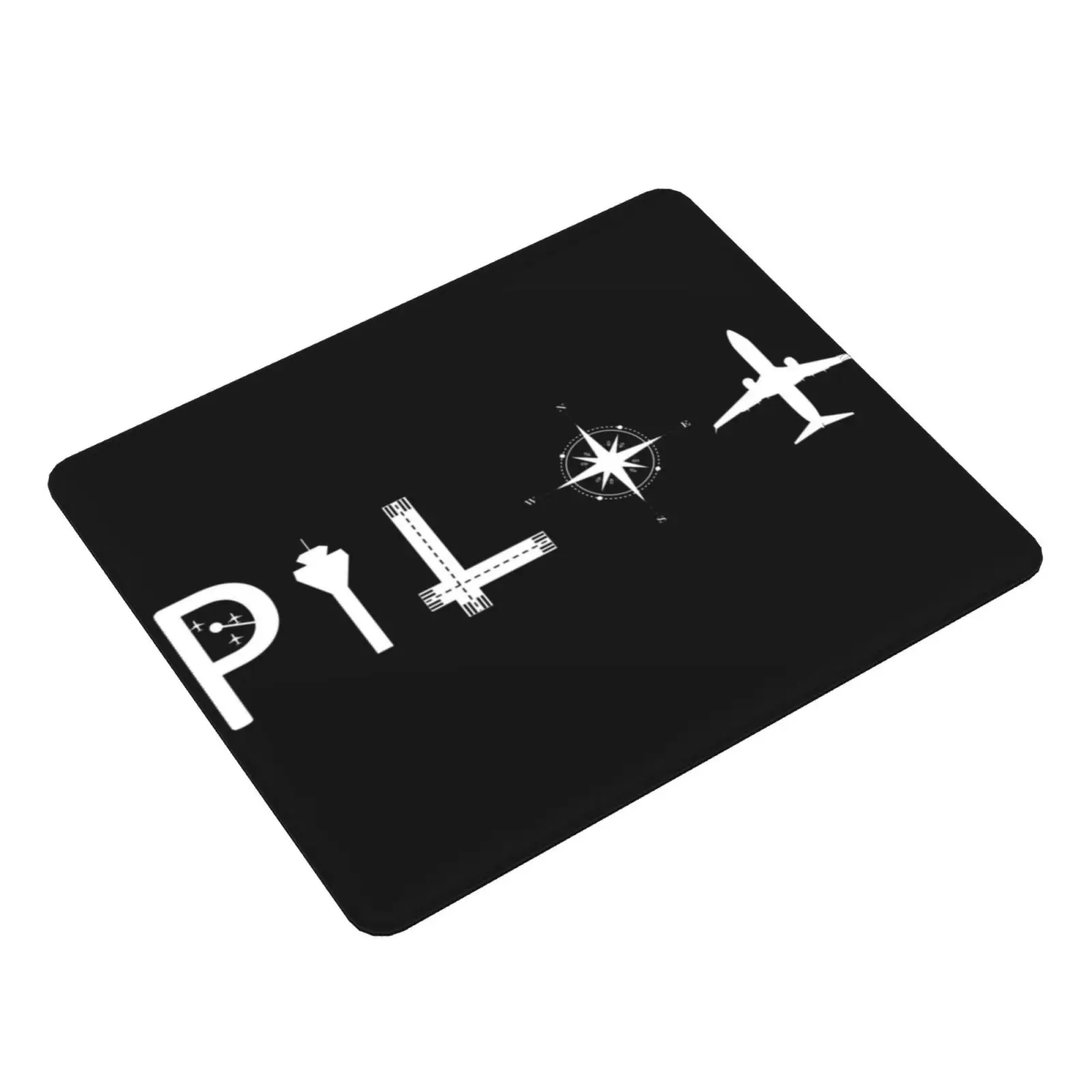 Pilot Co-Pilot Captain Shirt Gift Mens Kids Mouse Pad DIY Print Pilot Pilots Co Pilot Flight Captain