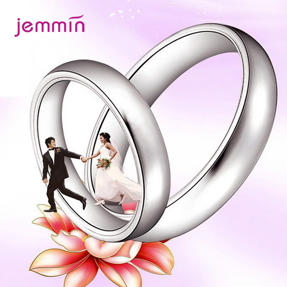 10pcs/lot Simple 925 Silver  Couple Rings Women Men Lovers Wedding Jewelry Engagement Promise Ring Anniversary Gift