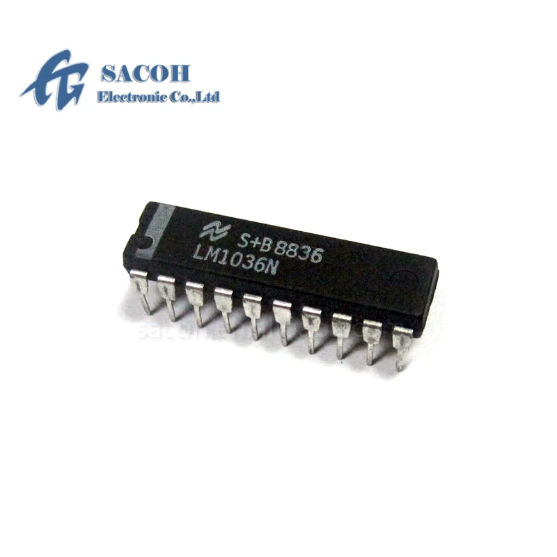 2 LM1036N LM1036 ou LM1036MX LM1036M ou LM1035N Pçs/lote Novo Original ou LM1037N LM1038N LM1031 DIP-20 Dual DC Operado Tom