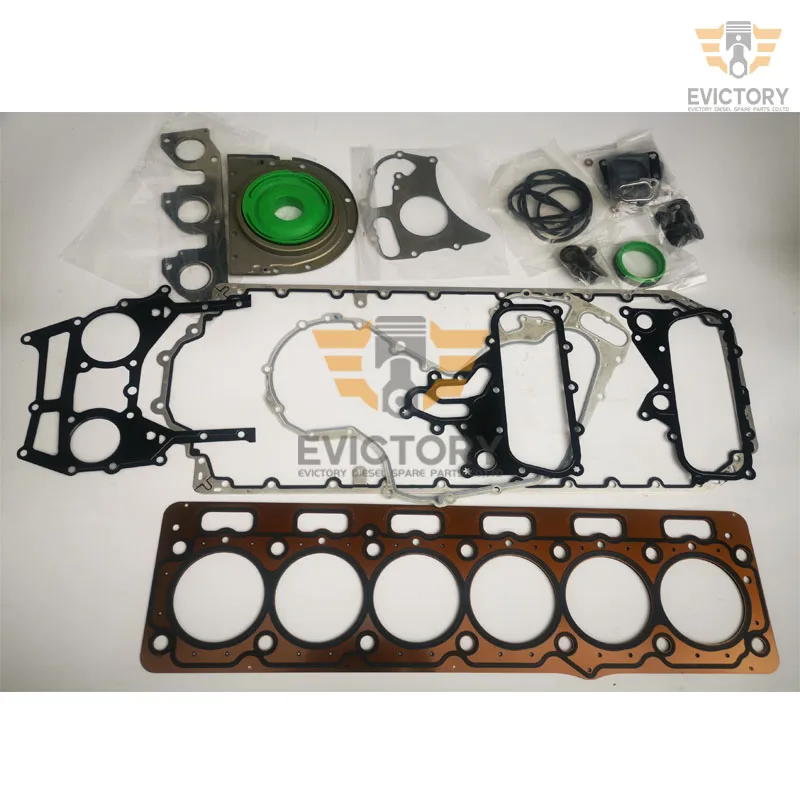 for Caterpillar 329D 320D2 excavator C7 C7.1 full engine rebuild complete gasket kit + cylinder head gasket