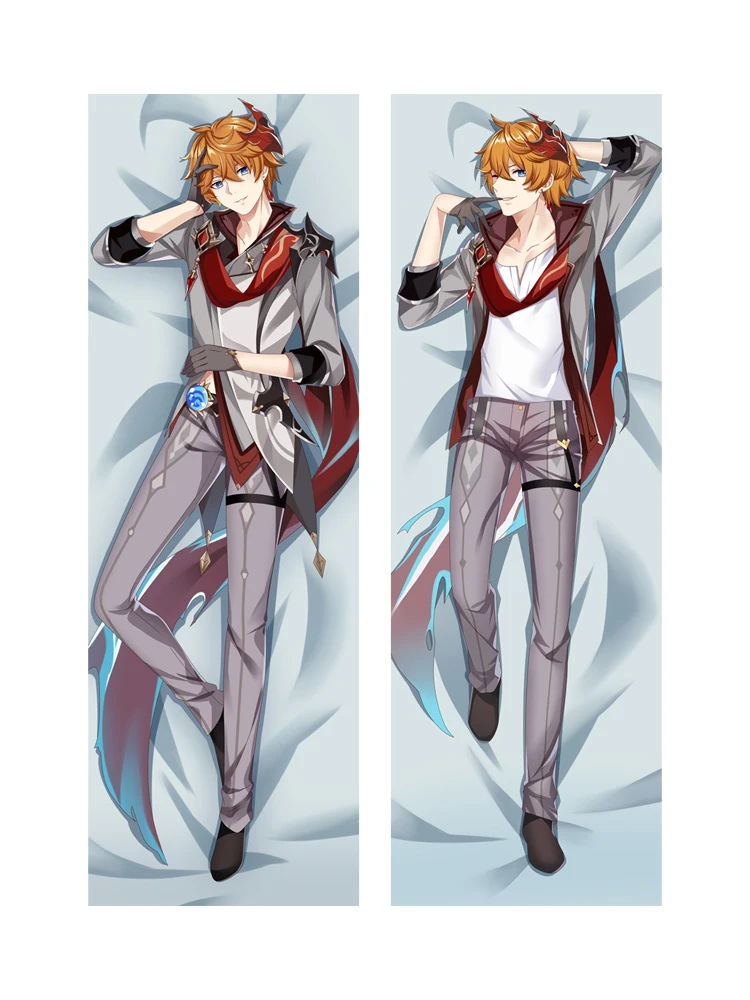 

Tartaglia Childe Game Genshin Impact Zhongli Dakimakura Мужской отаку