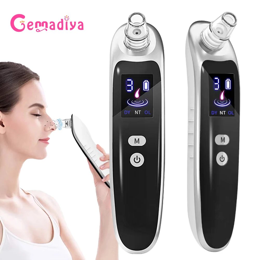 

Blackhead Remover Pore Vacuum Cleaner Pimples Squeeze Acne Removers Electric Nose Black Dots Remover Facial Cleaning Care Tools