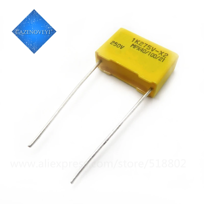 1pcs/lot High quality safety capacitor MPX40/100/21  0.1uf 275v   104 275v 0.1UF 15MM 1K275V-X2   In Stock