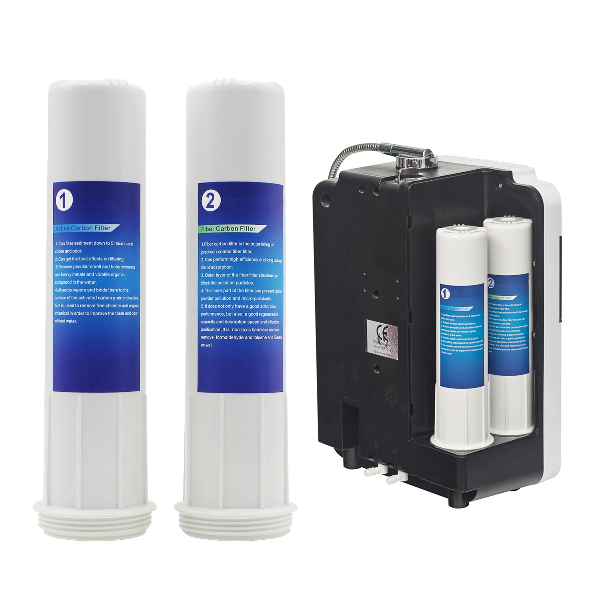 Сменный фильтр из внутреннего волокна/активного угля для очистителя 929/959 щелочной воды