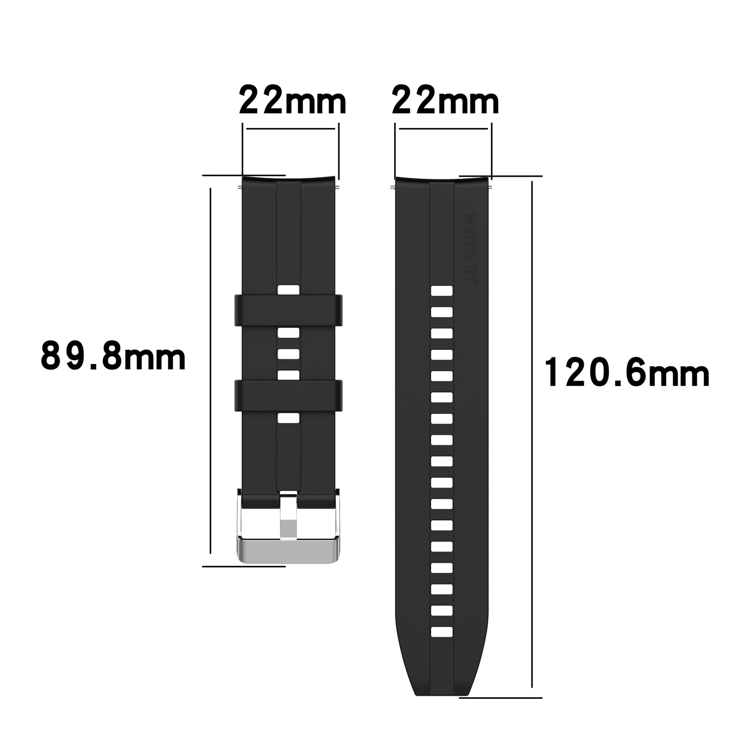 22mm Silicone Band For Huawei Watch GT2 Pro GT3 46mm Bracelet Strap for Huawei Honor Magic 2 46mm