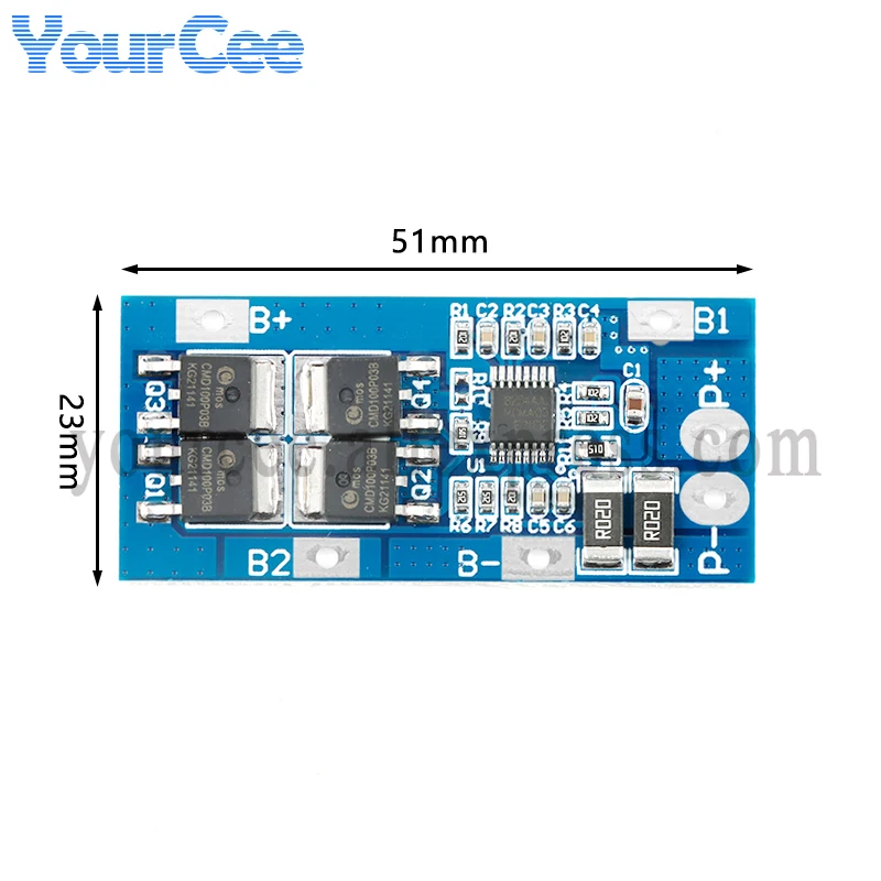 2pcs/1pc 3S 20A 11.1V 18650 Li-ion Lithium Battery Charger Protection Board Module Electric 15A Lipo BMS PCB PCM Module 3S-D01