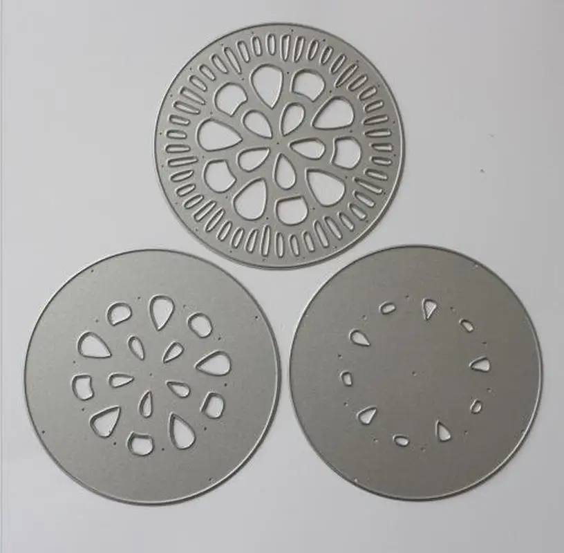 Layer DIY  New Arrival 3pcs Metal Cutting Dies Set and Scrapbooking For Paper Making Embossing Frame Card Craft Dies