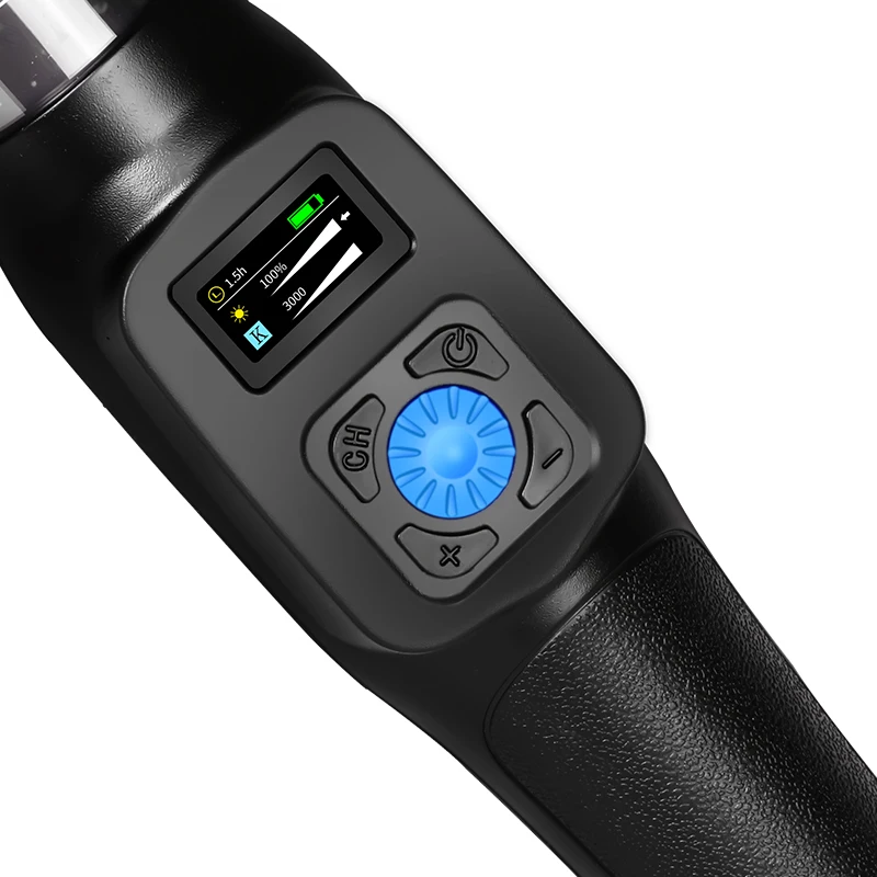 Rgb conduziu a varinha video da vara da luz 3000-6500k fotografia portátil do estúdio que ilumina efeitos recarregáveis das luzes da bateria para vlog ao vivo