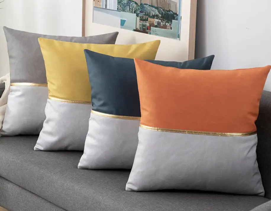 

Technology cloth hug pillowcase, high-end cushion cover, living room sofa, light luxury hug pillowcase