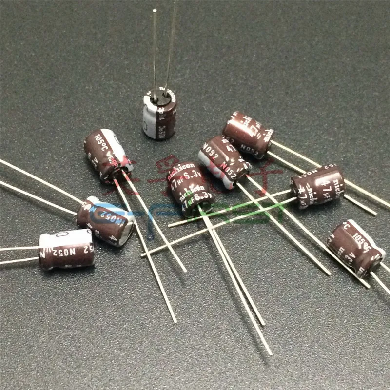 

30pcs Origional Product Nichicon 6.3V 47uf TS Aluminum Electrolytic Capacitor 6.3V 47uf 5X7 free shipping