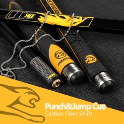 PREOAIDR 3142Carbon Faser 3 Stück Punch & Jump Queue Billard Brechen Punch Cue Jump Carbon Ahorn Technologie Welle break Cue Kit