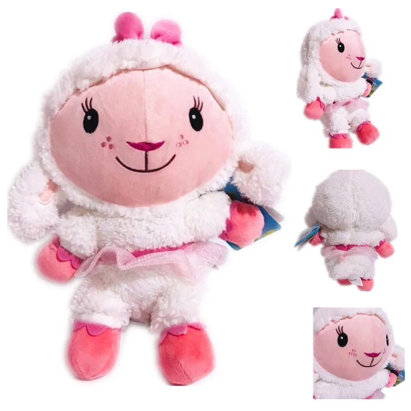 free shipping 1pieces/lot plush 25cm sheep doc McS tuffins doll gift Children's toys