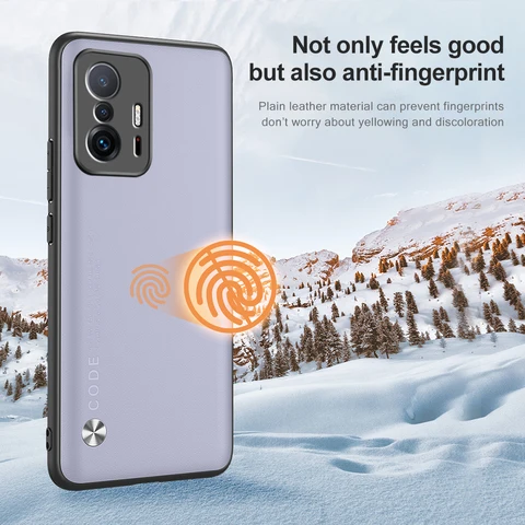 Кожаный чехол для Xiaomi 11T Pro 6,67 дюйма, чехлы для телефонов Xiomi 11 T 11TPro, мягкий удобный противоударный защитный чехол, чехол