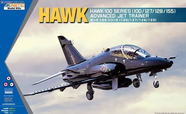 

KINETIC K3206 1:32 Scale HAWK100 SERIES 100/127/128/155 ADVANCED JET TRAINER Model Kit