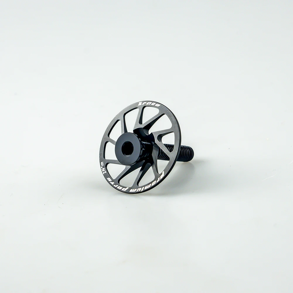 ZRACE 4g Extremely lightweight Bicycle Stem / Headset Top Cap with Screw Headset Cover