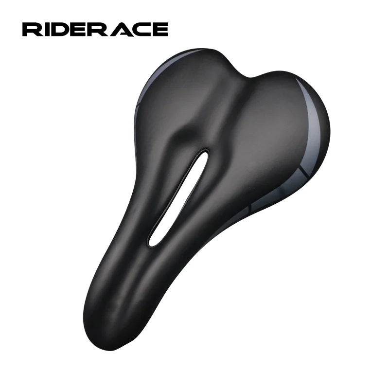 Bicycle Saddle Extra Soft Gel Leather Shock Absorbing Design Mountain Road Bike Comfort Soft Cushion Cycling Padded Wide Saddle