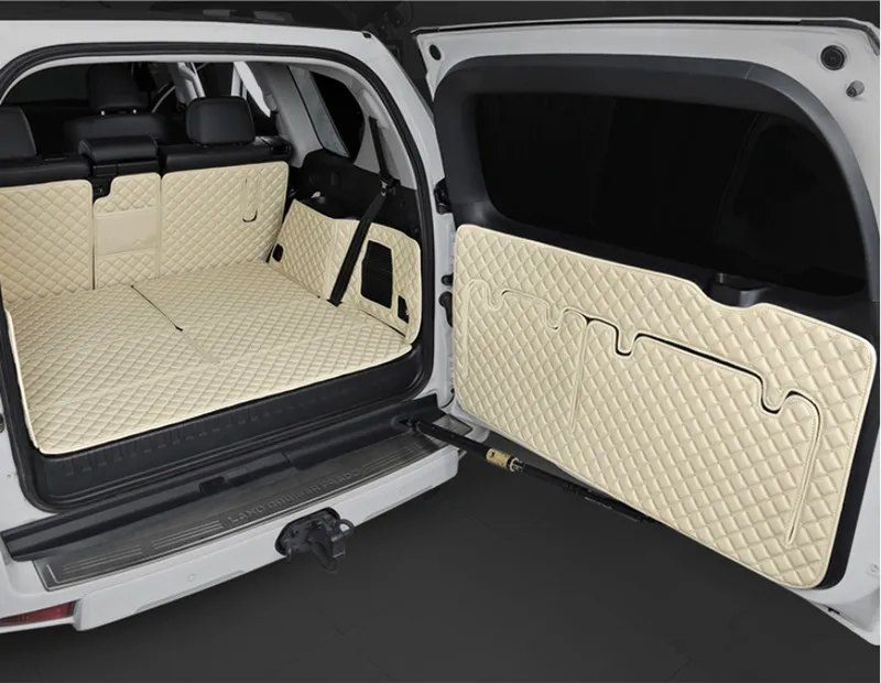 Custom full set car trunk mats + Rear door mat for Lexus GX 460 7 seats 2023-2010 boot carpets cargo liner cover for GX460 2022