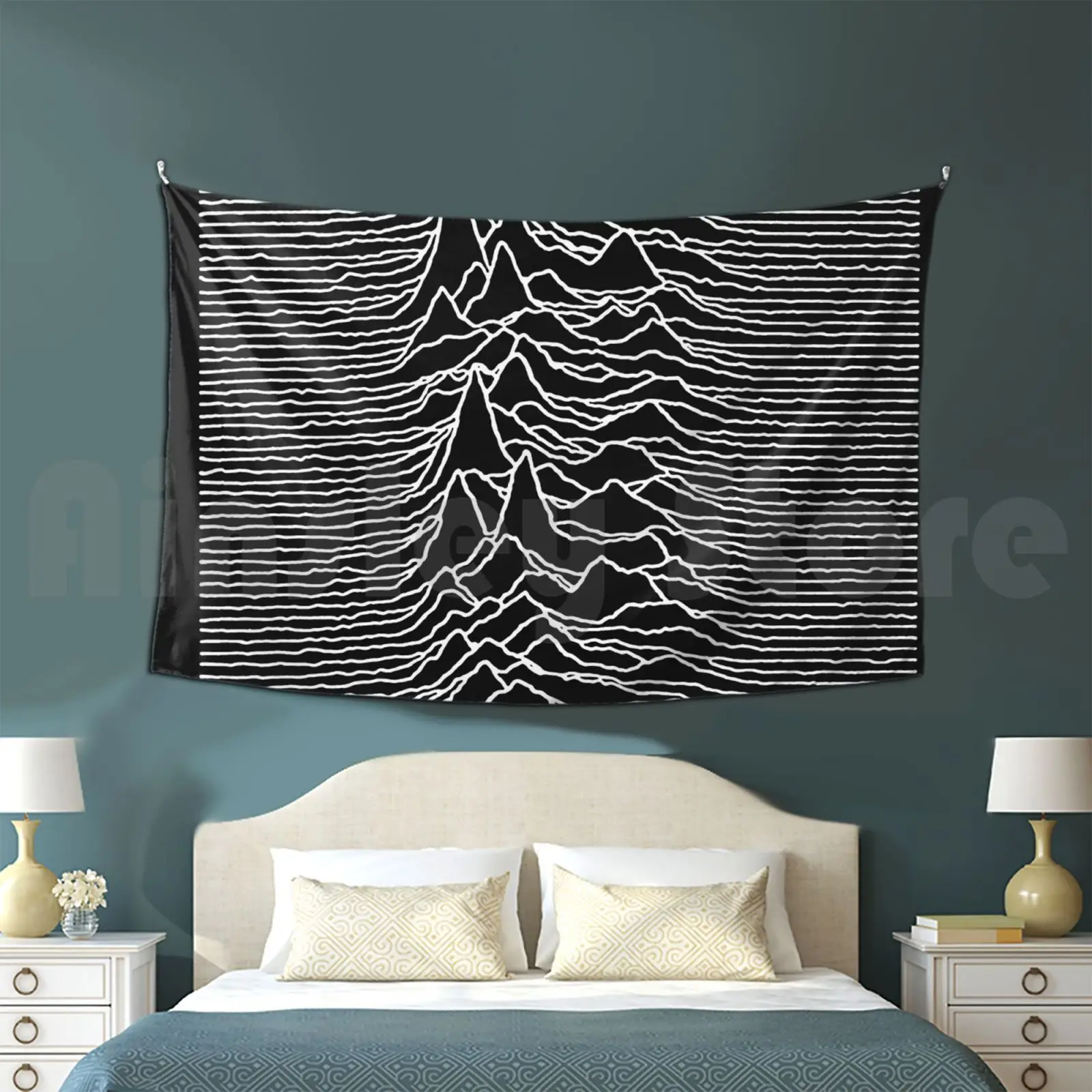 Factory On Tapestry Living Room Bedroom Joy Division New Order Music Ian Curtis Punk Band Post Punk Factory Records