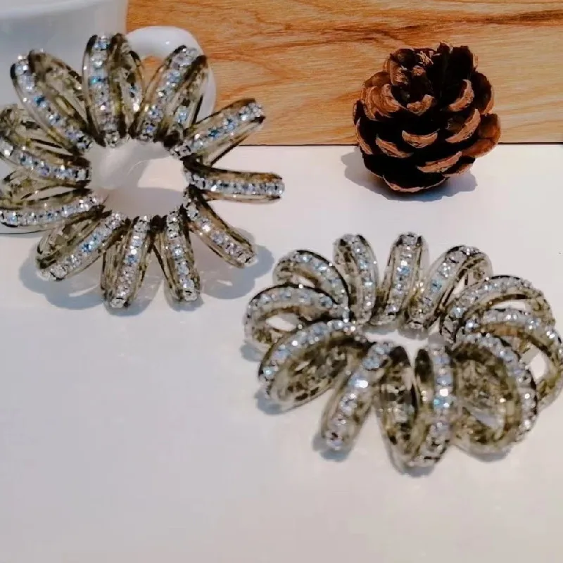 Dewocke Strass Fascia di Capelli, Fasce per Capelli Decorate con Cristalli, Fasce per Capelli con Strass Scintillanti, Cerchietto Imbottito per Capelli da Donna, Decorazione Per Donne e Ragazze